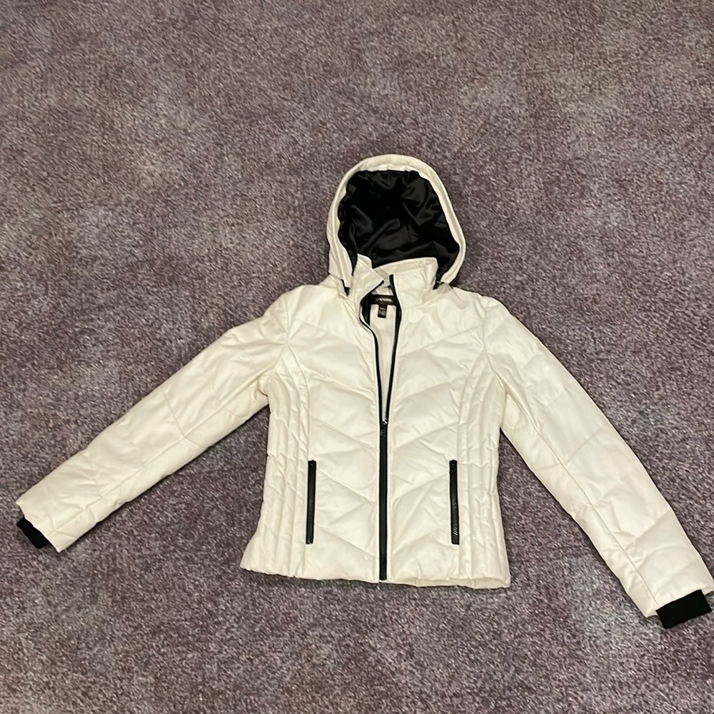 Danier White Down Filled Winter Jacket